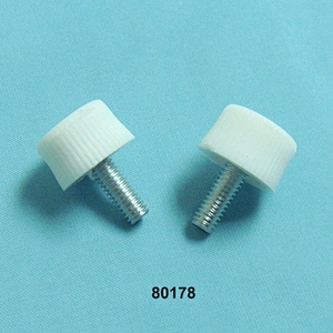 Plastic Mini white outdoor furniture adjustable feet with screw