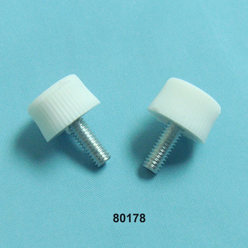 Plastic Mini white outdoor furniture adjustable feet with screw