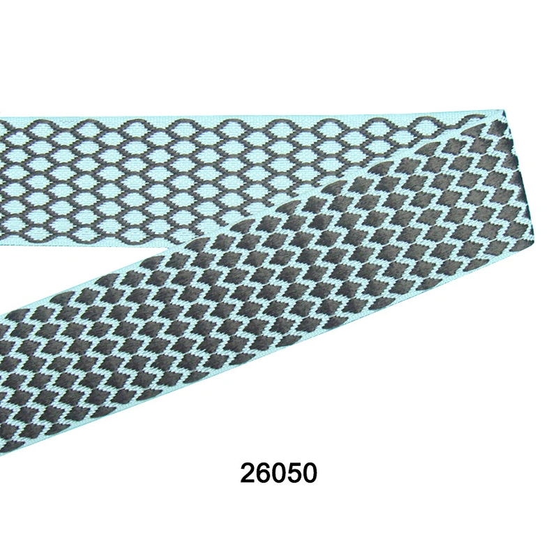 Colorful Knitted 100% Polyester Mattress Edge Webbing Tape