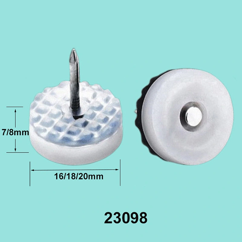 Furniture protection foot pad nails plastic chair glides china