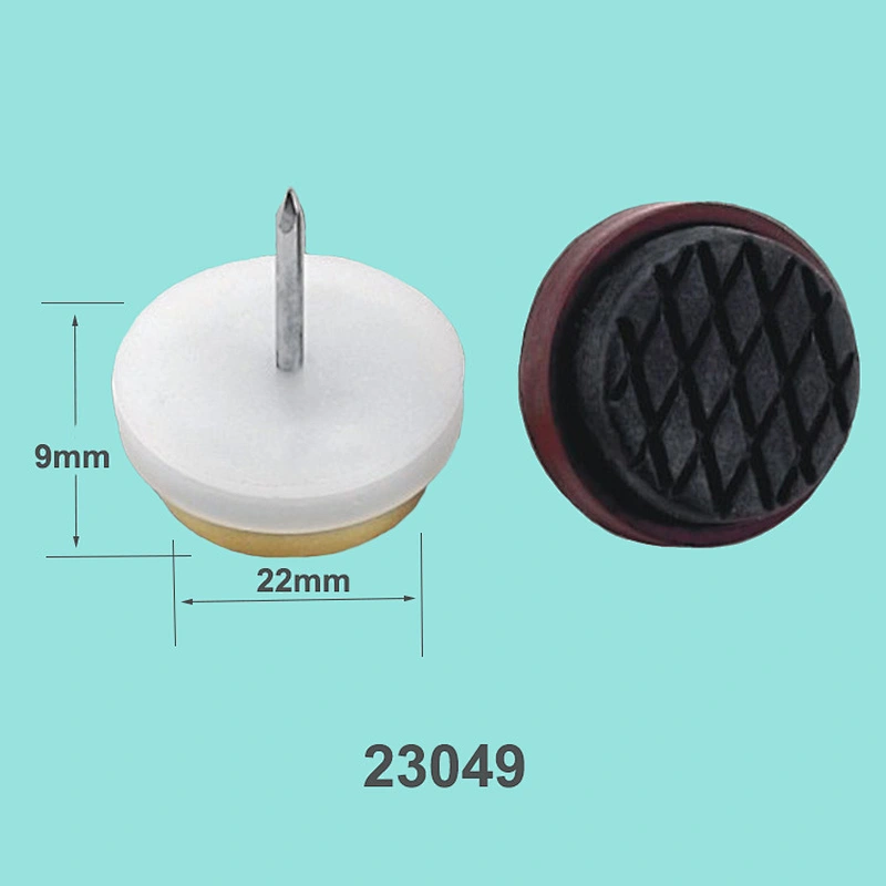 Colorful furniture iron screw glides Plastic Chair Nail