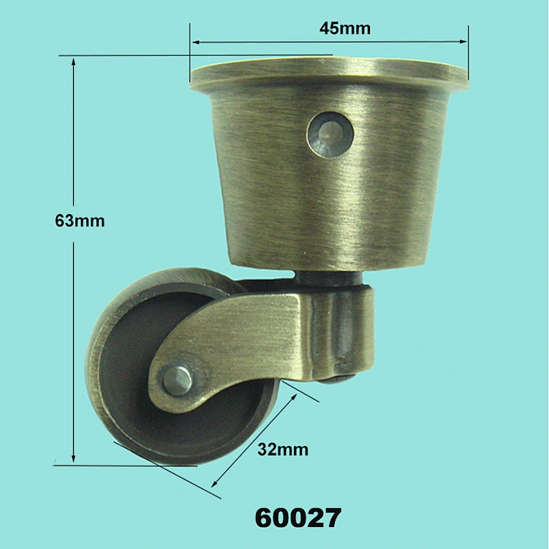 Antique Bronze Wheels Copper Fixed Casters QW60027