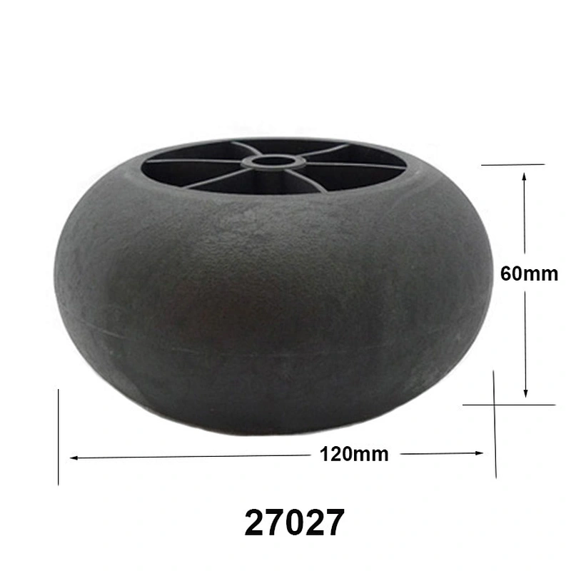 Spheroidal black plastic table furniture legs cabinet feets