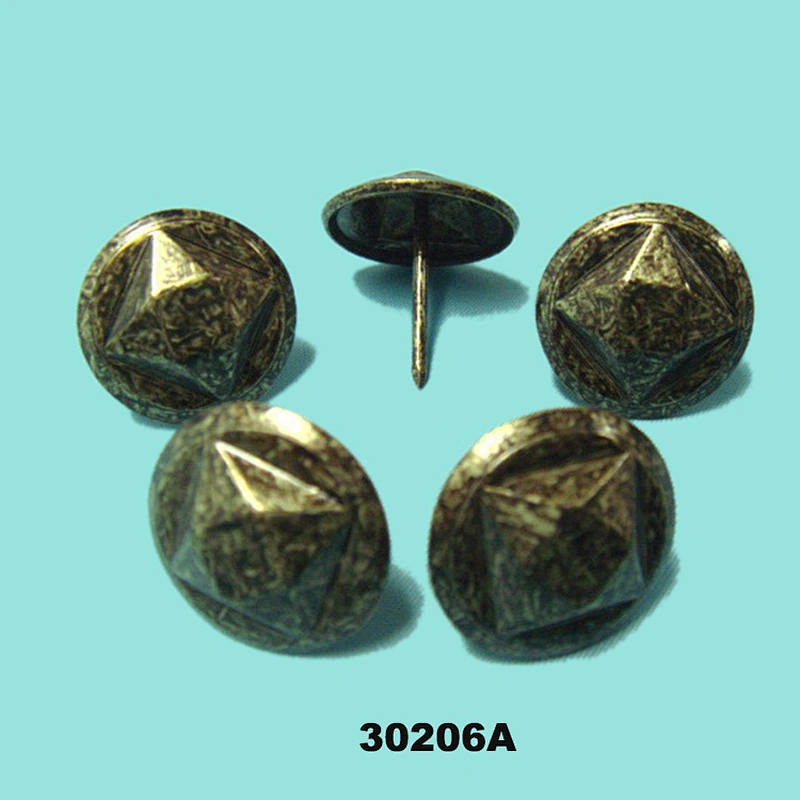 newest design decorative sofa nails iron tacks for furniture 20.7x21.8mm