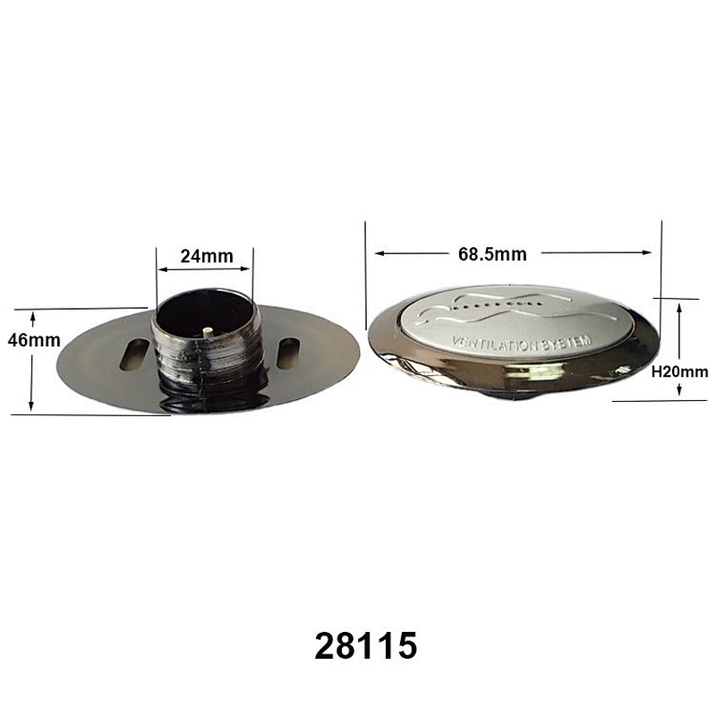 New design China oval shape Mattress air ventilation holes