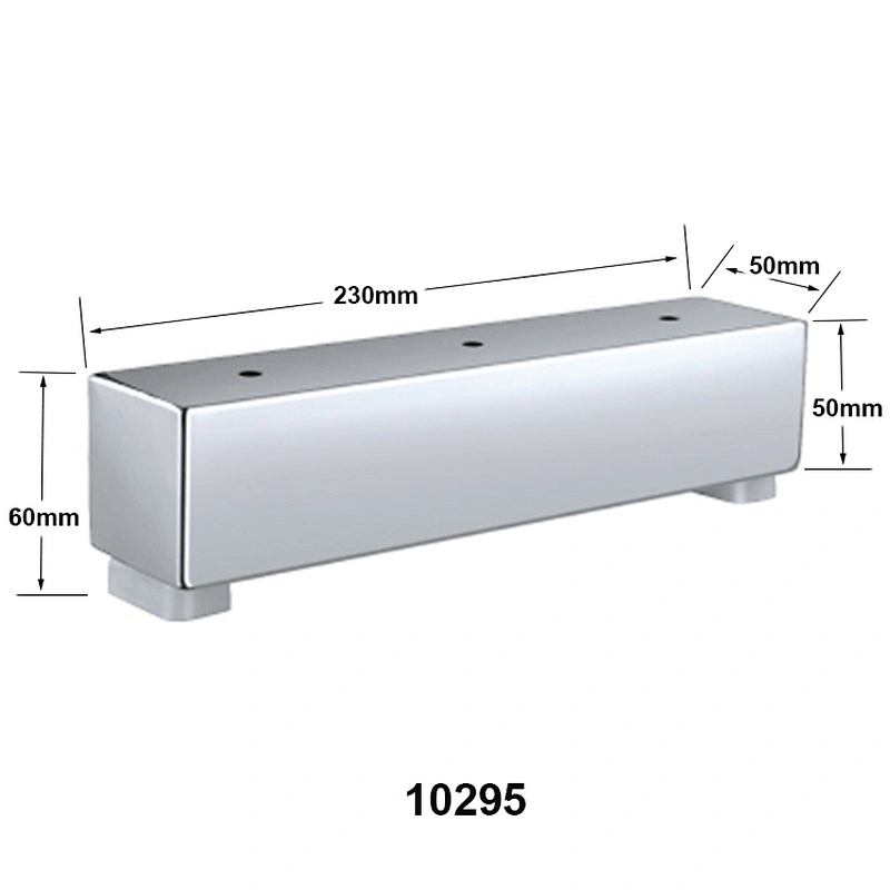 50mm square tubes Metal Furniture Legs Modern Sofa Legs