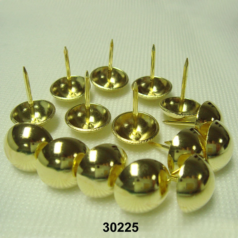 Wholesale Brass Nails Upholstery Tacks Decorative Gilt Nail