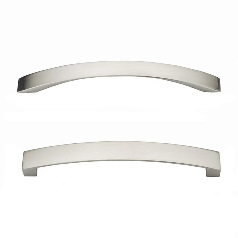 Chrome plated Zinc alloy modern furniture cabinet handles