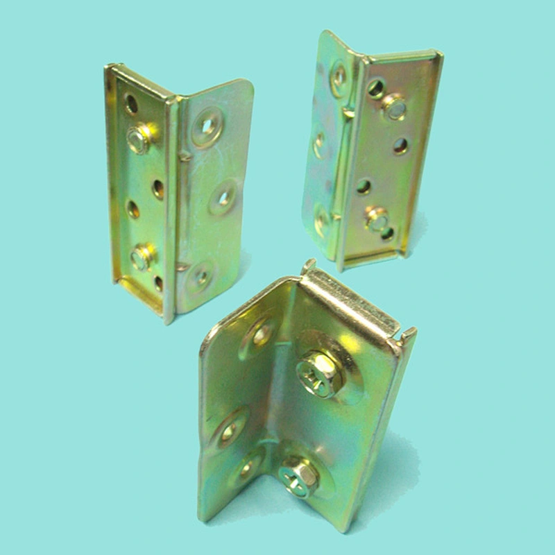 Metal bed bracket support zinc plated Bed hinge accessories
