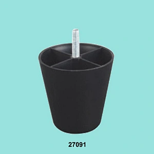 Plastic sofa leg plastic furniture screw leg