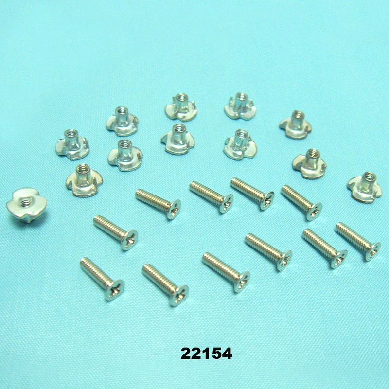 M2 3Prong Nuts Iron T-NUT with 3 Prongs for Machine or Equipment