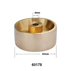 Round single brass wheel for caster parts furniture accessories