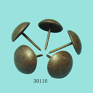 30116 Antique nickel upholstery nails,black nickel sofa nails,high dome nails