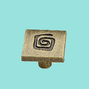 square zinc alloy cabinet drawer dresser handle with high quality and reasonable price (36147)