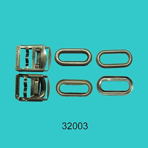 Matt nickle hat buckle 32003