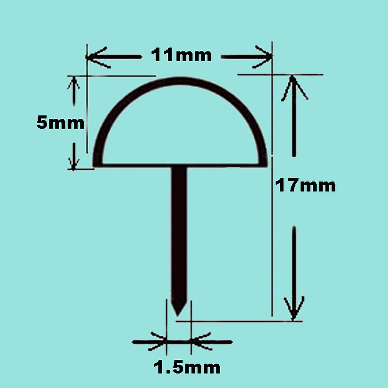 Metal lividity sofa nail,11*17mm funiture nails