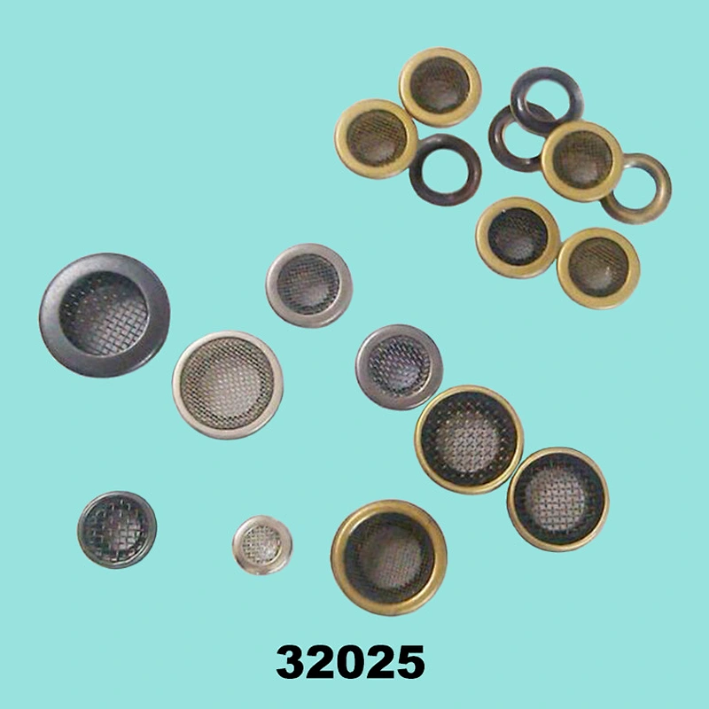Metal small round mesh eyelet and grommets