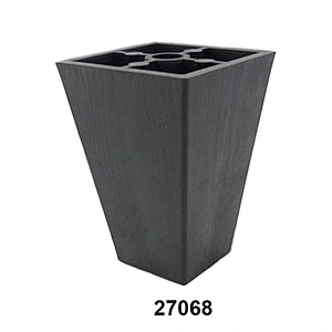 Square Type wooden finish plastic furniture sofa corner leg