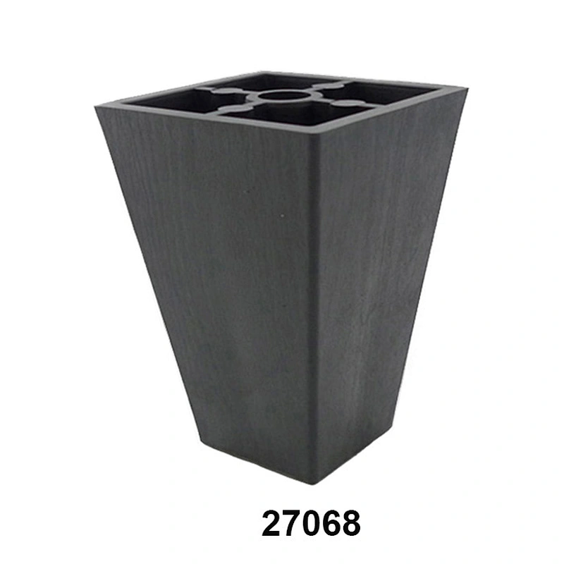 Square Type wooden finish plastic furniture sofa corner leg