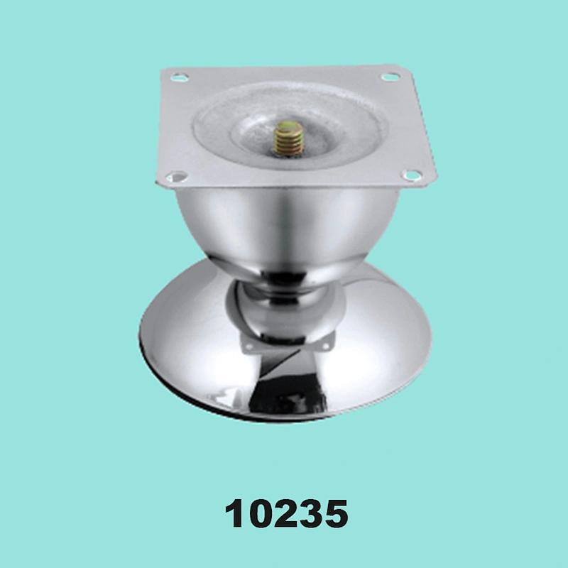 Small goblet metal sofa leg with Semicircular base