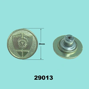 Fancy Metal shank button for jeans