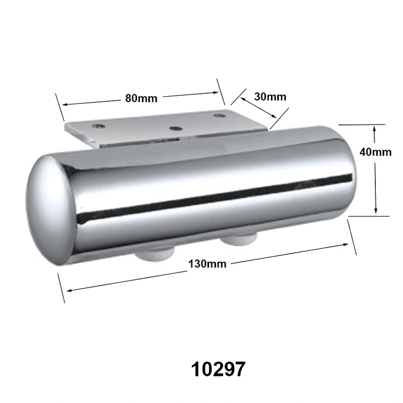 Circular tube Sealing pipe Chrome Furniture Metal Sofa Leg