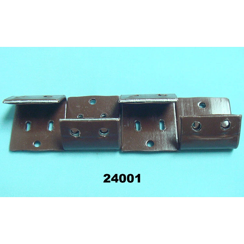 Plastic covered five-hole Metal Spring clip for furniture