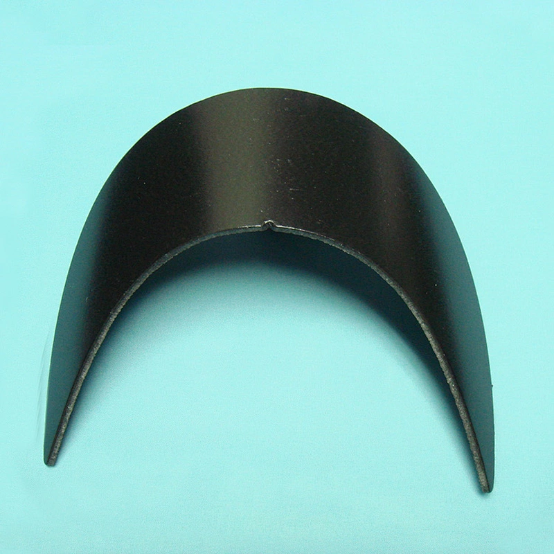 Custom Plastic Short Baseball Hat Brim Inserts for Cap Parts 32011