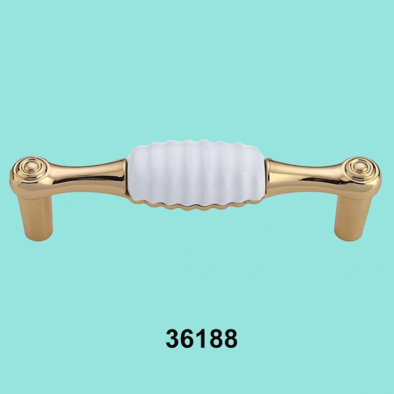 Luxurious European pottery furniture cabinet handles Lid stay support