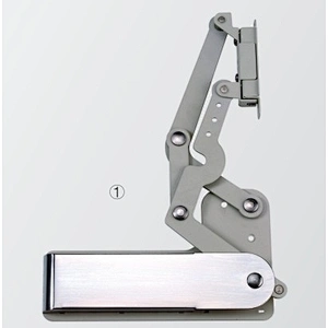 Pneumatic vertical lift-down mechanism