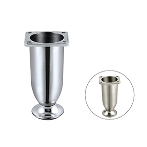 Zinc Alloy rubber cups for furniture leg Metal Glass Table Legs