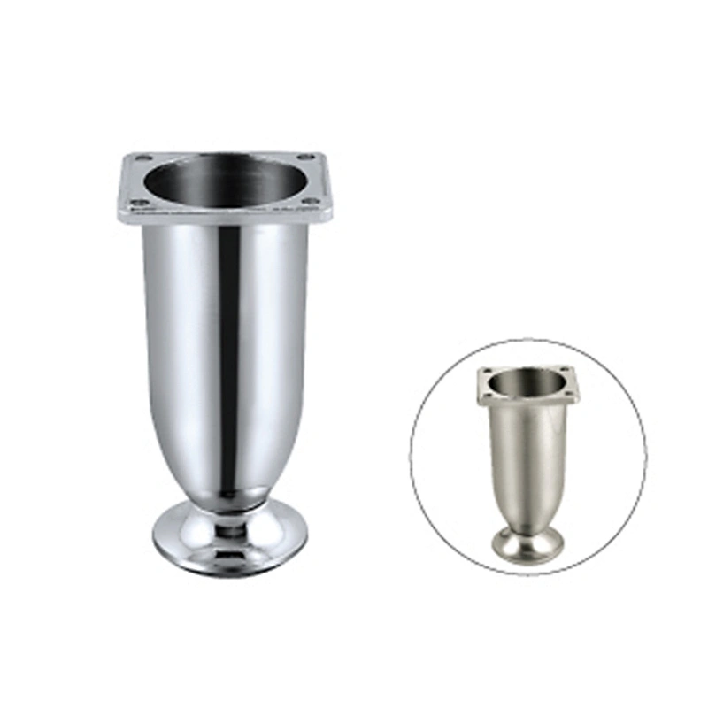 Zinc Alloy rubber cups for furniture leg Metal Glass Table Legs