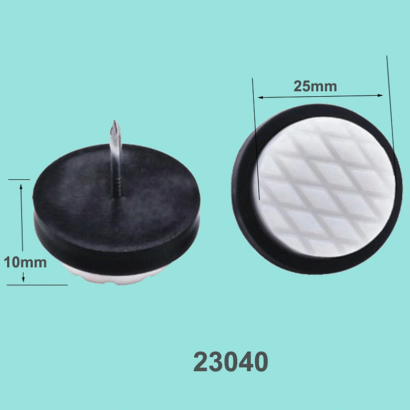 Plastic chair protector slide glide tacks
