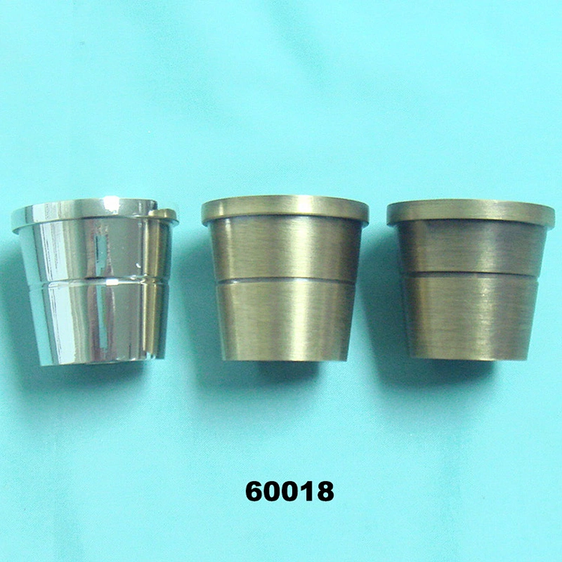 Zinc Alloy Silver piano caster cups showcase legs