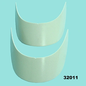 Grey Curved Visor Plastic plastic insert brim for Cap Accessories