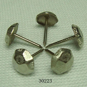Factory Sale NON Rust Furniture Hardware Nails Chrome Plated 11x17mm