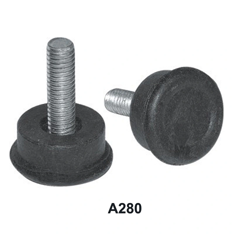 Trapezoid Furniture Support adjustable plastic cabinet feet