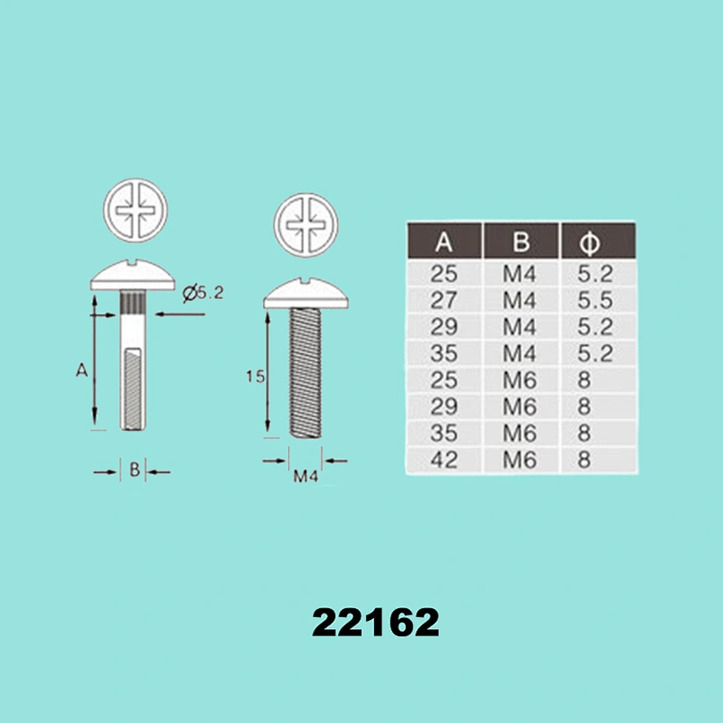 Male And Female Connector Bolt Metal Shelf Connector Chicago Screw