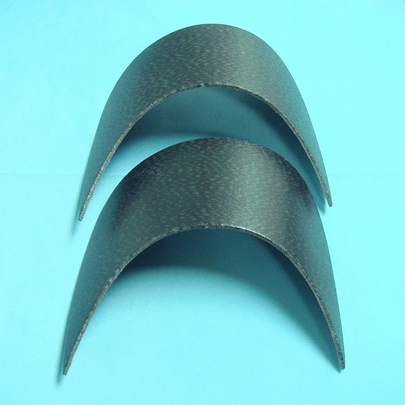 Manufacturing Black PE Material Cap Visor Peaks