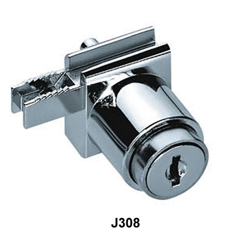 D21.8x17mm Zinc-alloy Glass Cabinet Drawer Lock for Glass Doors