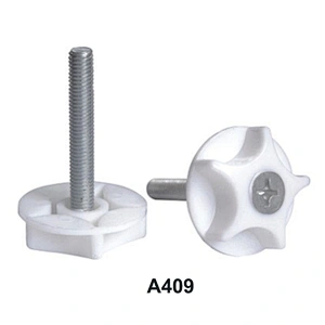 White Pentagram base Adjustable Feet with Phillips screws
