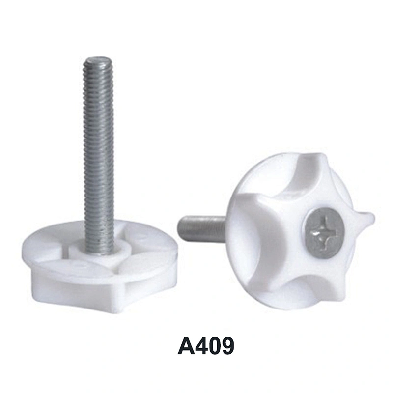 White Pentagram base Adjustable Feet with Phillips screws