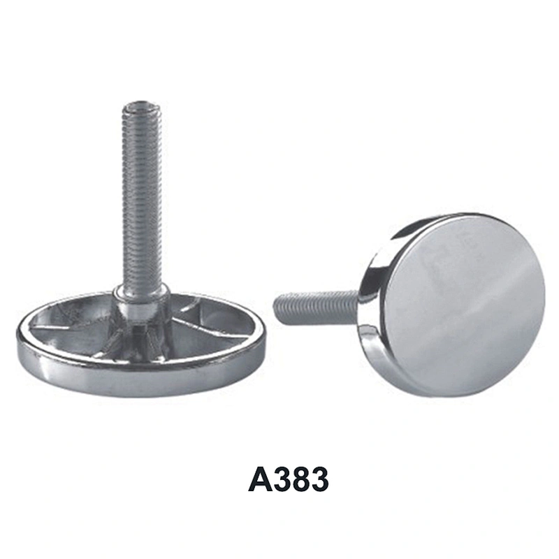 Plating adjustable furniture feets with mirror surface base