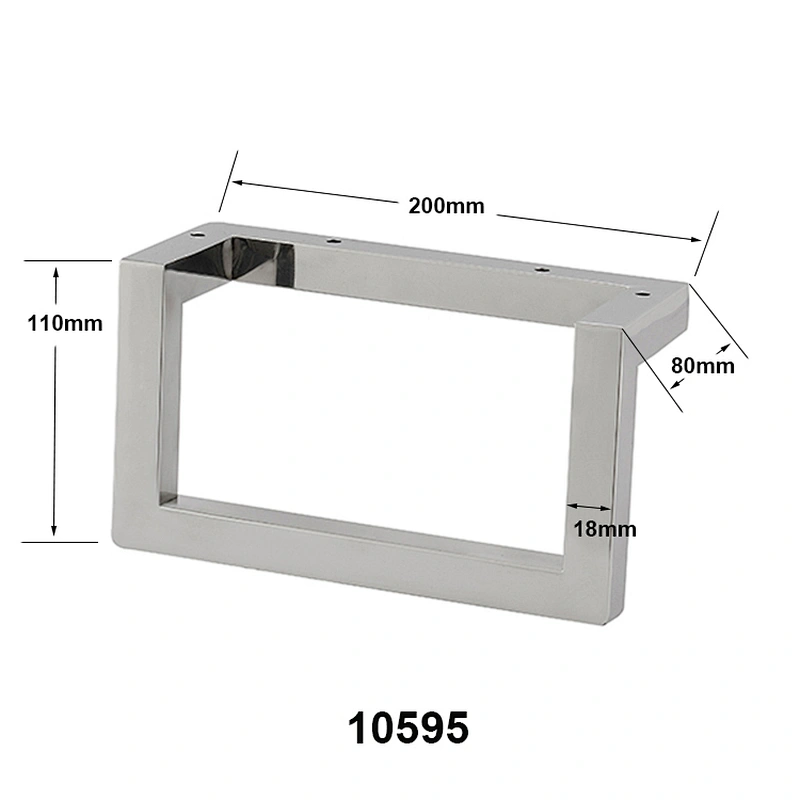 Rectangular kitchen stainless steel furniture table legs