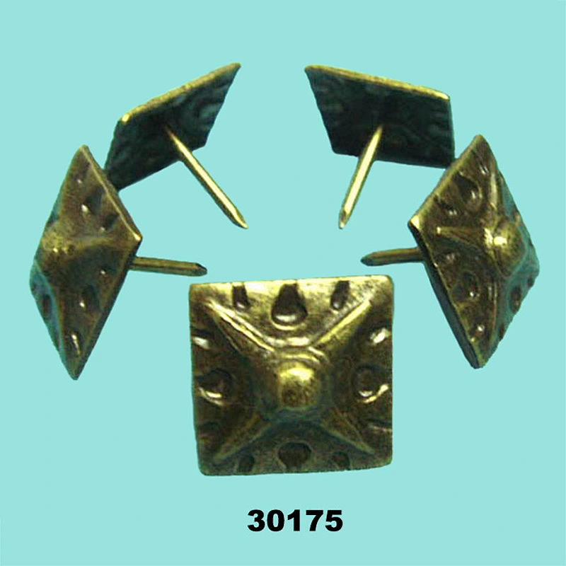 Umbrella tack nails, square tacks, antique tacks studs 30175