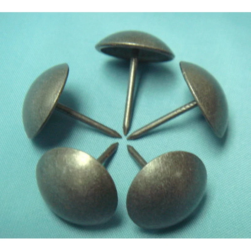 Upholstery Light pewter color sofa nails,grey high dome nails 30213