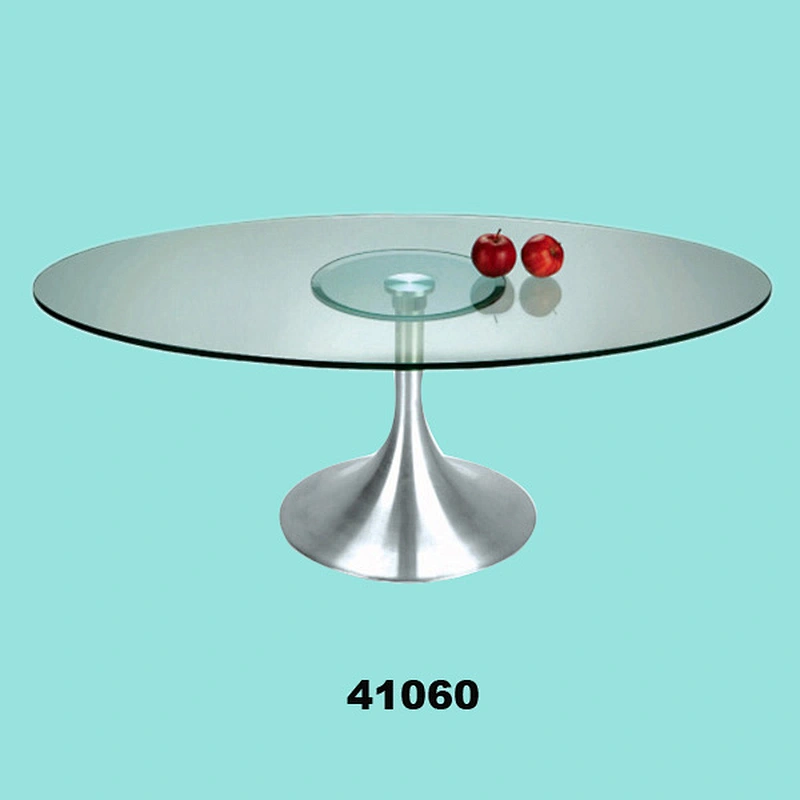 Round Dining Room Table With Aluminium legs