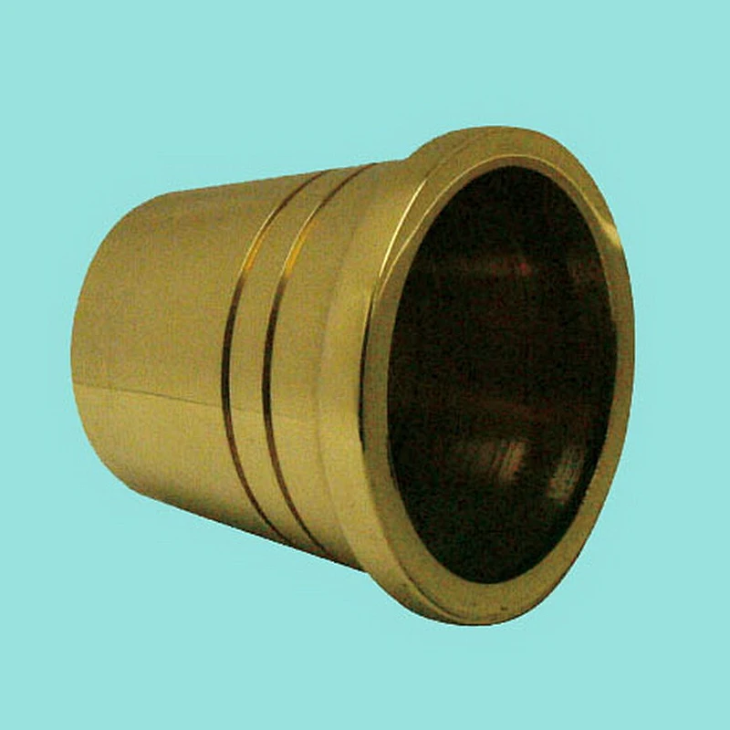 Brass round cup, brass furniture caster cups, cup fo furniture leg QW60052