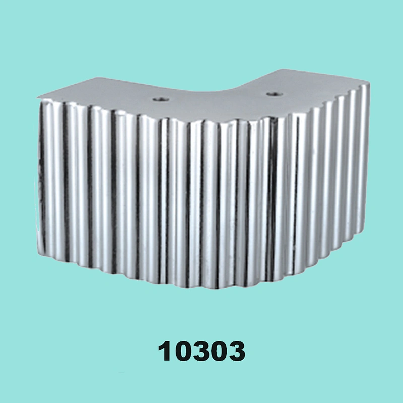 H60mm stripe V-shaped Metal Furniture Legs