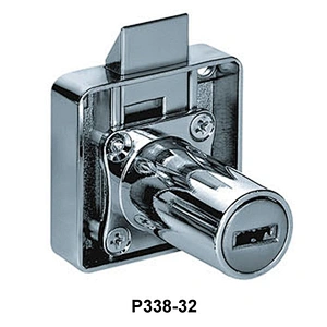 Chrome Plated Furniture Accessories Cabinet Drawer Locks with 2 Keys